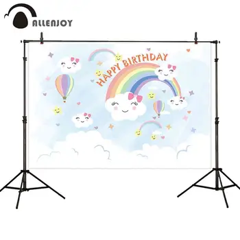 Allenjoy backgrounds for photography studio blue sky cute white clouds rainbow hot air balloon birthday backdrop photocall
Allenjoy backgrounds for photography studio blue sky cute white clouds rainbow hot air balloon birthday backdrop photocall