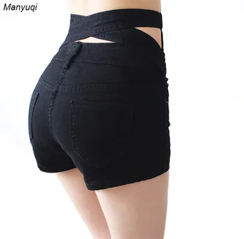 Summer new women's denim shorts jeans height criss-cross waist short femme jeans slim sexy short pants women
Summer new women's denim shorts jeans height criss-cross waist short femme jeans slim sexy short pants women