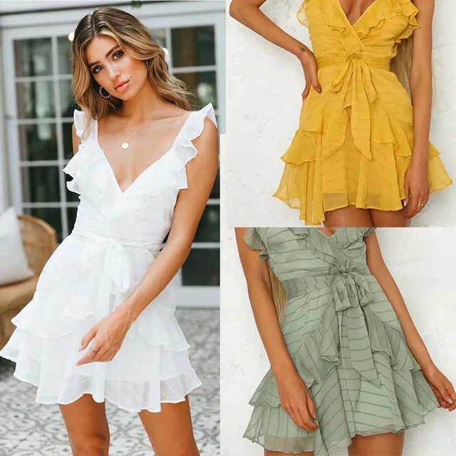 new summer Women mini dress sexy women deep V Neck lace mini backless dress sundress summer Sashes sleeveless dress mujer &114
new summer Women mini dress sexy women deep V Neck lace mini backless dress sundress summer Sashes sleeveless dress mujer &114
