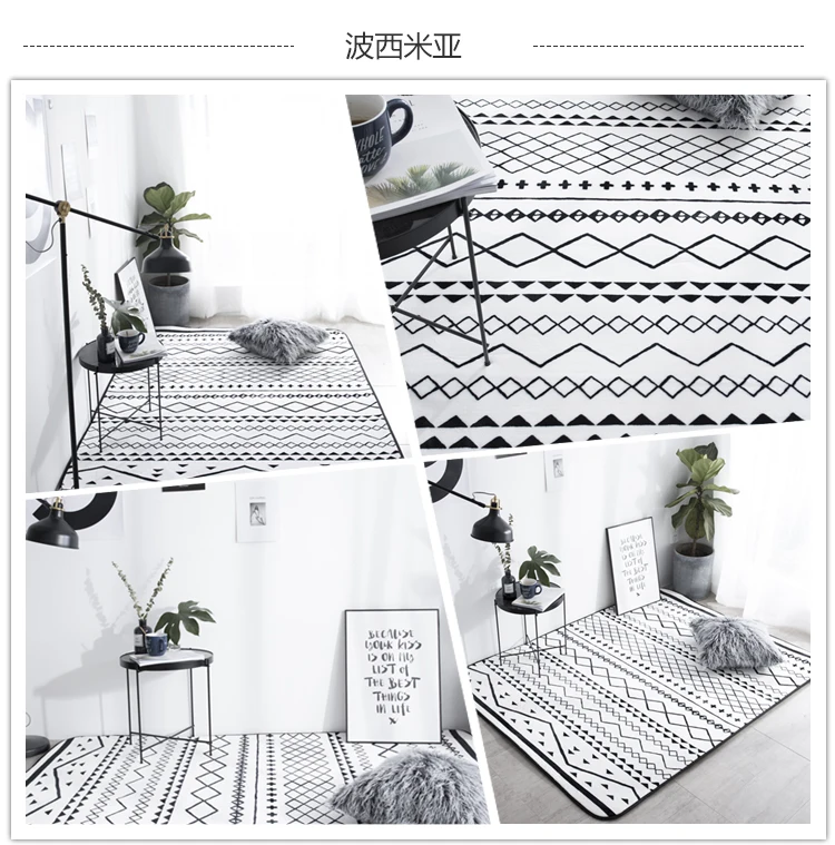 Home luxury carpet Creative geometric marble striped carpets Modern living room coffee table bedroom bedside rugs white fur rug
Home luxury carpet Creative geometric marble striped carpets Modern living room coffee table bedroom bedside rugs white fur rug