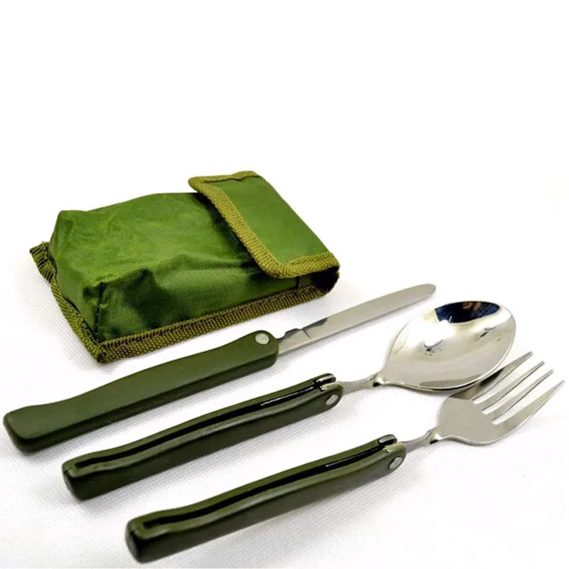 EDC Tableware Military Simple Folding Knife And Fork Spoon Portable Outdoor Camping 3-Piece Cutlery Multifunctional Accessories
EDC Tableware Military Simple Folding Knife And Fork Spoon Portable Outdoor Camping 3-Piece Cutlery Multifunctional Accessories