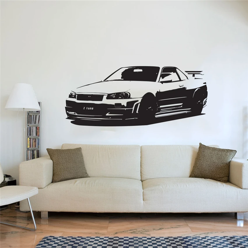 Large Car GTR 34 Bedroom Decal Wall Art Decor Sticker for kids rooms Boys Living Bedroom Mural D799
Large Car GTR 34 Bedroom Decal Wall Art Decor Sticker for kids rooms Boys Living Bedroom Mural D799