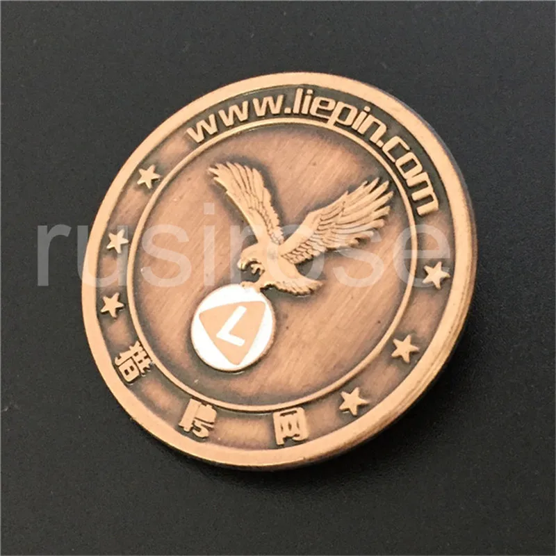 Round plating red bronze metal badge custom,DIY direct plating is not color brooch, recruitment website services badge
Round plating red bronze metal badge custom,DIY direct plating is not color brooch, recruitment website services badge