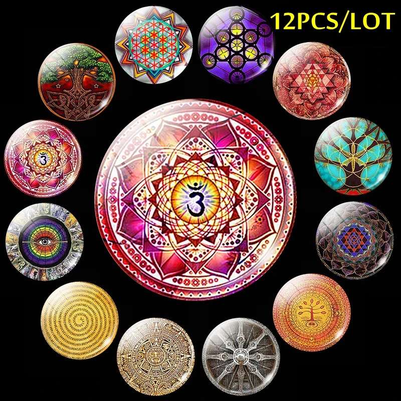 12PCS/LOT Mandala Yoga OM Tree of Life Picture 25mm Glass Cabochon Diy Cabochon Glass Jewelry Accessories Handcraft Glass
12PCS/LOT Mandala Yoga OM Tree of Life Picture 25mm Glass Cabochon Diy Cabochon Glass Jewelry Accessories Handcraft Glass