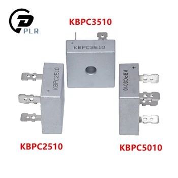 10pcs Single phase rectifier bridge KBPC2510/KBPC3510/KBPC5010 Metal Case Bridge Rectifier
10pcs Single phase rectifier bridge KBPC2510/KBPC3510/KBPC5010 Metal Case Bridge Rectifier