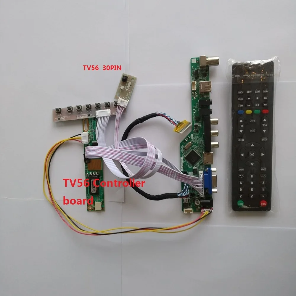 Для HSD100IFW1 CVBS 10 1 "30pin комплект USB TV DIY AV LCD плата контроллера VGA HDMI 1024X600 экран панель