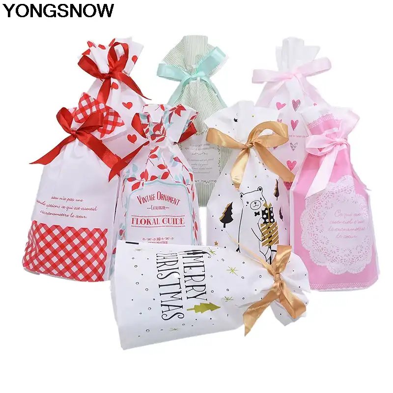 for christmas party cookie snack packaging santa candy box