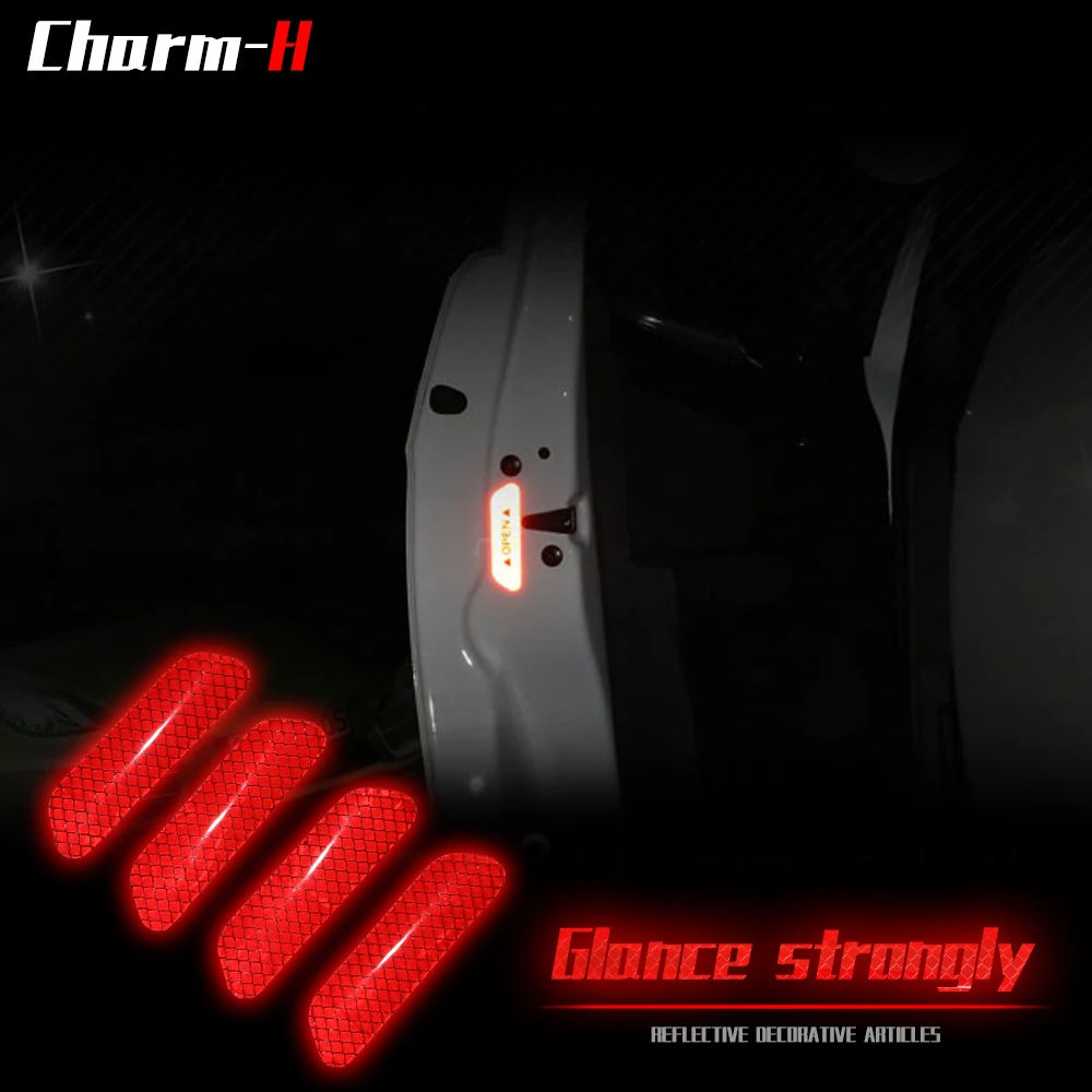 4pcs Reflective Tape Strip Marking Sticker Door Open Safety Warning Sign Mark Car Styling for BMW Benz Mercedes Ford Audi Decals
4pcs Reflective Tape Strip Marking Sticker Door Open Safety Warning Sign Mark Car Styling for BMW Benz Mercedes Ford Audi Decals