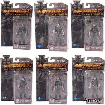 German Wehrmacht Army Soliders Rifleman A/B Commander Action Figure 1/18 Scaled PVC Collectible Model Toy 6pcs/set
German Wehrmacht Army Soliders Rifleman A/B Commander Action Figure 1/18 Scaled PVC Collectible Model Toy 6pcs/set