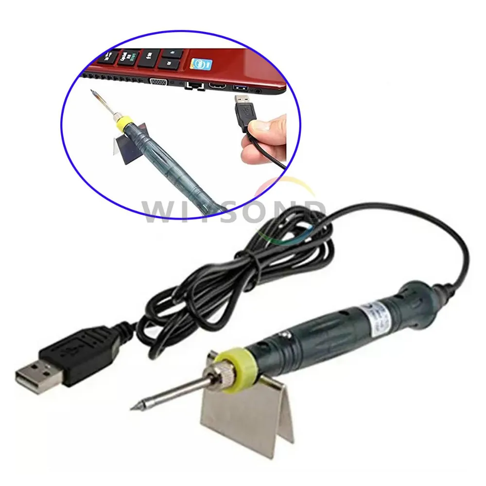 TL023 Portable USB Powered Pen Soldering Iron with Stand Tool Kit 5V 8W Application in your home and office for PC FREE SHIPPING
TL023 Portable USB Powered Pen Soldering Iron with Stand Tool Kit 5V 8W Application in your home and office for PC FREE SHIPPING