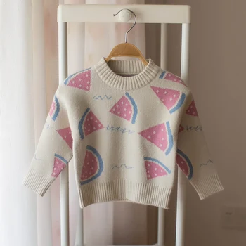 Children's Sweater 2019 Spring and Autumn Boys and Girls Sweaters Girls Cartoon Watermelon Pullover Sweaters kids tops
Children's Sweater 2019 Spring and Autumn Boys and Girls Sweaters Girls Cartoon Watermelon Pullover Sweaters kids tops