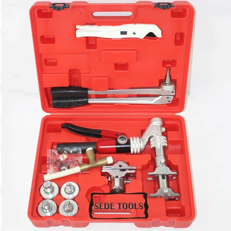 Aluminum Alloy Hydraulic Pipe Tools for Pipe Expander and Pipe Crimping 16-32mm SD-1632AZ 
Aluminum Alloy Hydraulic Pipe Tools for Pipe Expander and Pipe Crimping 16-32mm SD-1632AZ