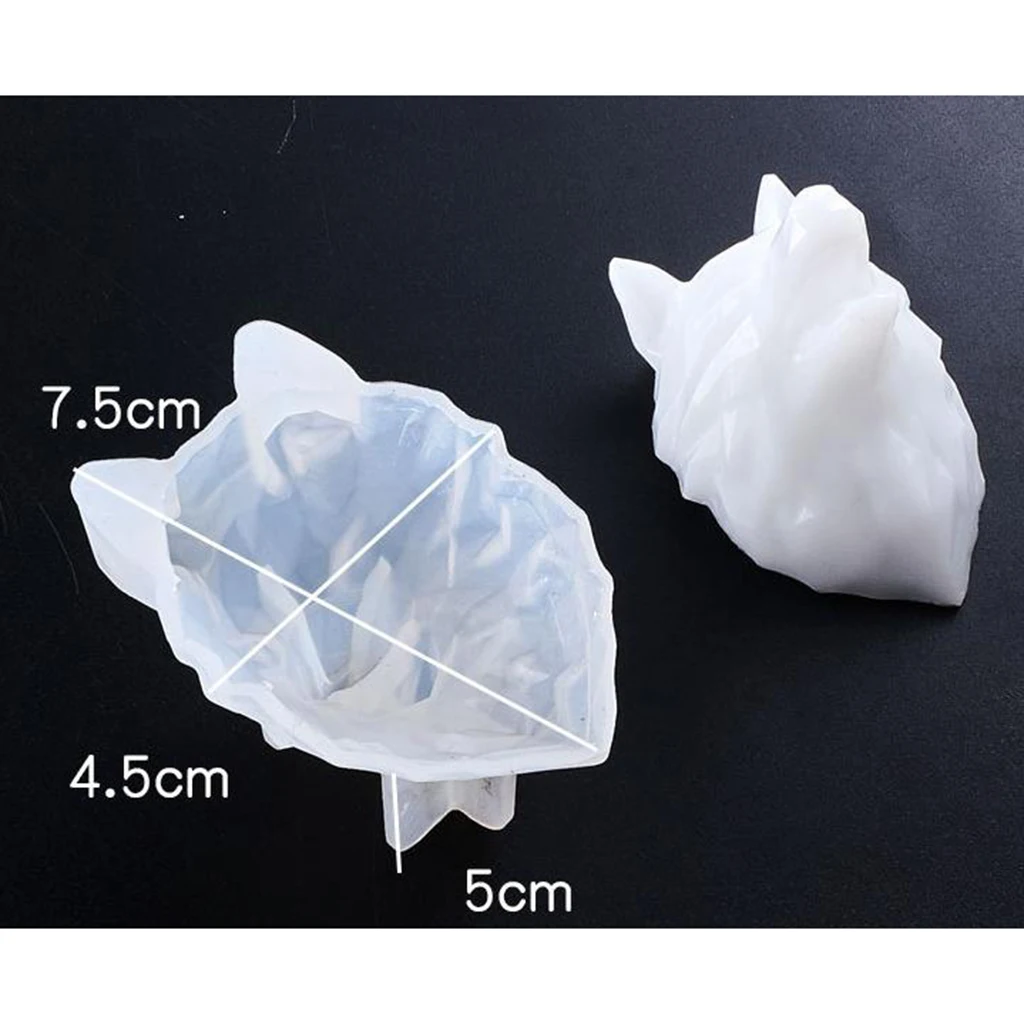 Heart/Rabbit/Wolf Head/Lion DIY Silicone Mold Resin Casting Craft Mould Tool Heart/Rabbit/Wolf Head/Lion DIY Silicone Mold Resin Casting Craft Mould Tool