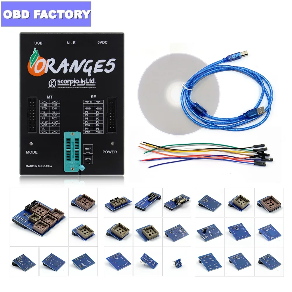 OEM Orange5 Programmer Full Adapters Orange 5 Universal Programmer Enhanced Function Orange 5 Programmer Devicee Orange 5 OEM
OEM Orange5 Programmer Full Adapters Orange 5 Universal Programmer Enhanced Function Orange 5 Programmer Devicee Orange 5 OEM