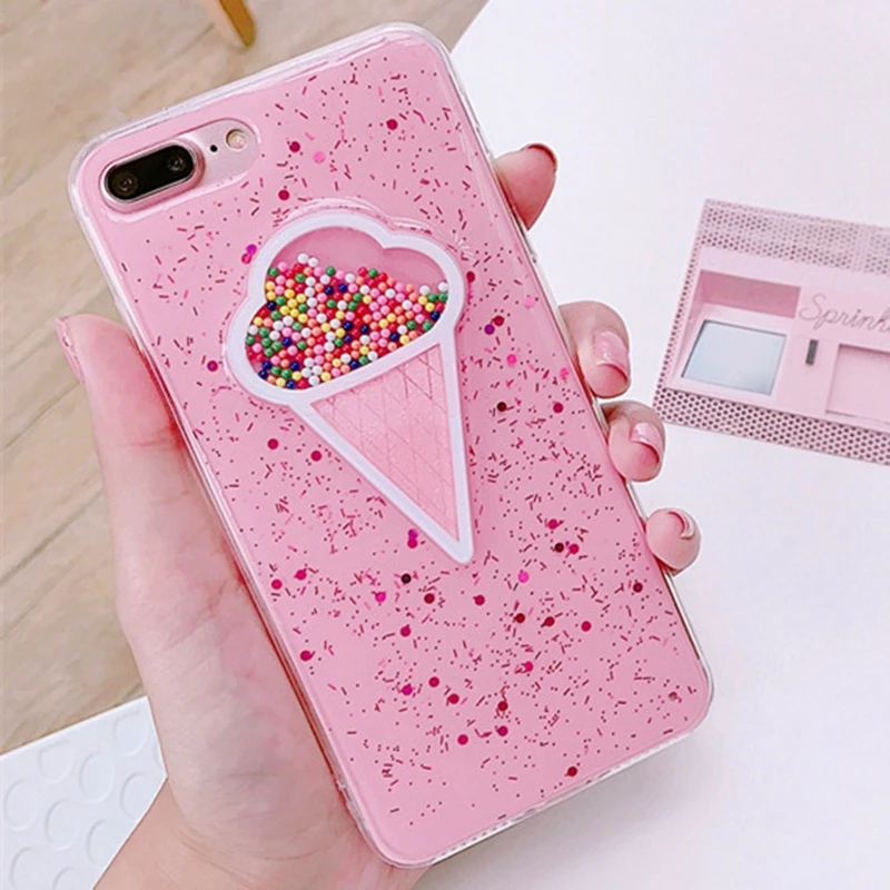 Cute Ice Cream Case Cover For iphone XS MAX XR X 10 iphone 6s 6 s Plus Glitter Sequins Cover Fundas For iphone 7 8 Plus Cases
Cute Ice Cream Case Cover For iphone XS MAX XR X 10 iphone 6s 6 s Plus Glitter Sequins Cover Fundas For iphone 7 8 Plus Cases