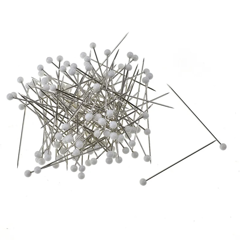 Looen 100pcs Mini Round Bead Sewing Pins Clothing Safety Pin DIY Decoration Garment Needles Tools Crafts Sewing Accessories (4)