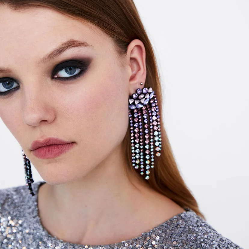 JUJIA Brand Beads Colorful Long Earrings Statement Jewelry Fashion Drop Dangle Earrings Women Accessories
JUJIA Brand Beads Colorful Long Earrings Statement Jewelry Fashion Drop Dangle Earrings Women Accessories