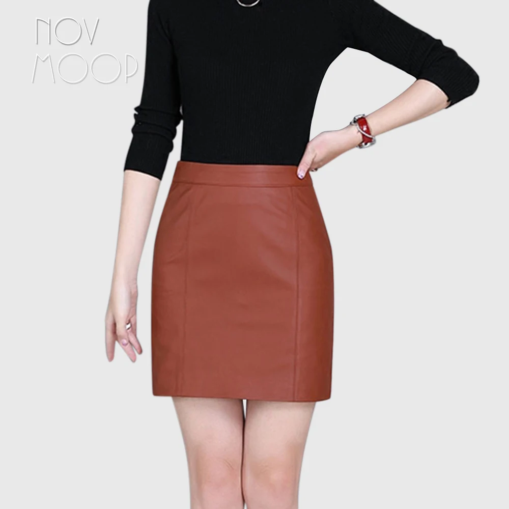 Black green brown genuine leather real lambskin high waist mini pencil skirts jupe femme Faldas mujer etek clothes LT1804
Black green brown genuine leather real lambskin high waist mini pencil skirts jupe femme Faldas mujer etek clothes LT1804