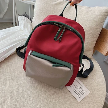 High Quality Women Leather Panelled Color Backpacks Trendy Teenager Girls Shoulder School Bag Female Leisure Travel Rucksack
High Quality Women Leather Panelled Color Backpacks Trendy Teenager Girls Shoulder School Bag Female Leisure Travel Rucksack