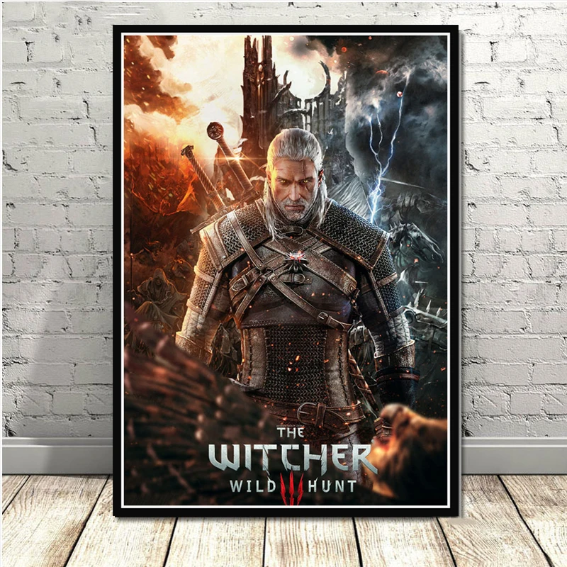 Canvas Painting Home Decor Pictures The Witcher 3 Hunting Wild Game Wall Art HD Printed Modular Nordic Style Poster Living Room
Canvas Painting Home Decor Pictures The Witcher 3 Hunting Wild Game Wall Art HD Printed Modular Nordic Style Poster Living Room