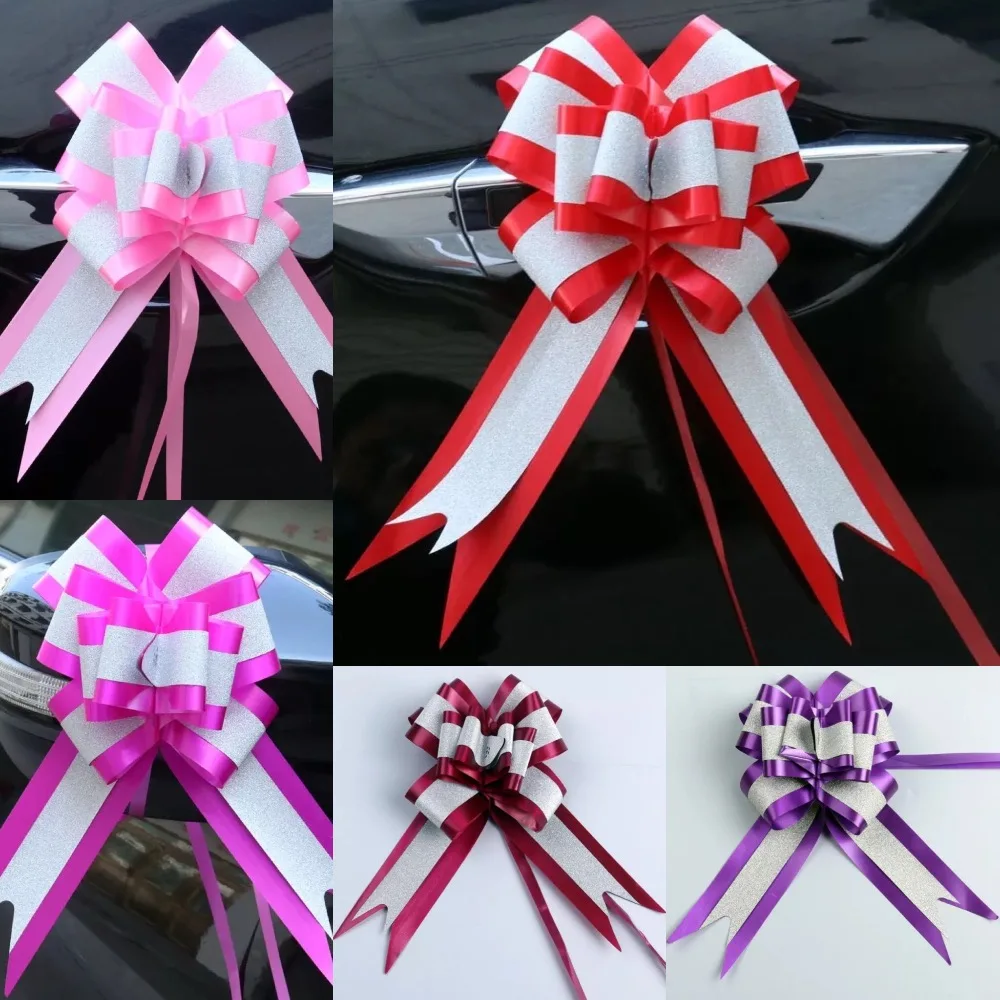Luster double Stitching color 50mm large Pull Bow ribbon for Gift Packing Party Wedding Car rearview mirror Decoration 50pcs/lot
Luster double Stitching color 50mm large Pull Bow ribbon for Gift Packing Party Wedding Car rearview mirror Decoration 50pcs/lot