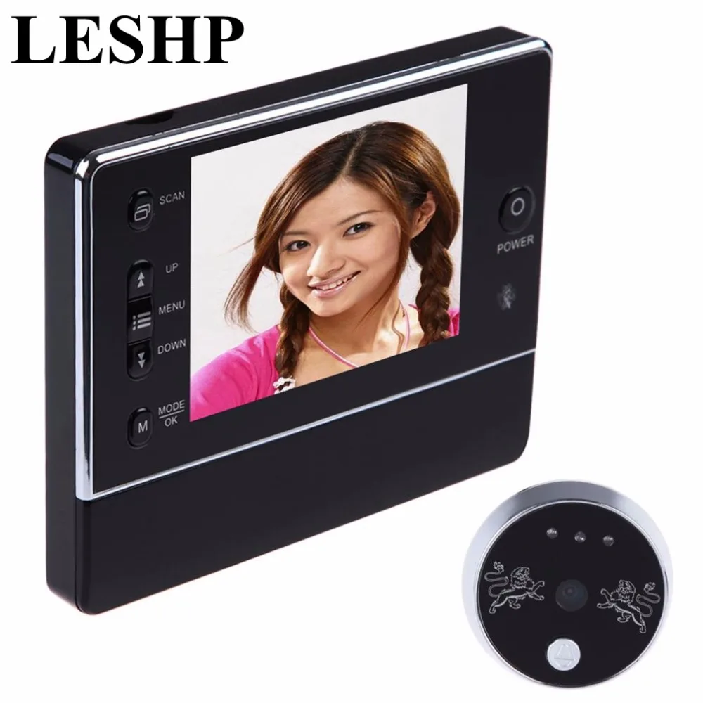 3.5 inch LCD Digital Display Screen Wireless Alarm Doorbell 120 Degrees Wide View Peephole Viewer Night Vision 3X Zoom Doorbell
3.5 inch LCD Digital Display Screen Wireless Alarm Doorbell 120 Degrees Wide View Peephole Viewer Night Vision 3X Zoom Doorbell