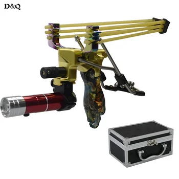 Folding Wrist Slingshot Catapult for Outdoor Games Powerful Hunting Shooting Fishing Bow & Arrow Sling Shot with Balls & Wrench
Folding Wrist Slingshot Catapult for Outdoor Games Powerful Hunting Shooting Fishing Bow & Arrow Sling Shot with Balls & Wrench