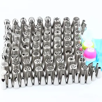 93Pcs Russian Pastry Stainless Steel Cake Cookie Dessert Decorating Ball Shape Icing Piping Nozzles Kitchen Accessories
93Pcs Russian Pastry Stainless Steel Cake Cookie Dessert Decorating Ball Shape Icing Piping Nozzles Kitchen Accessories