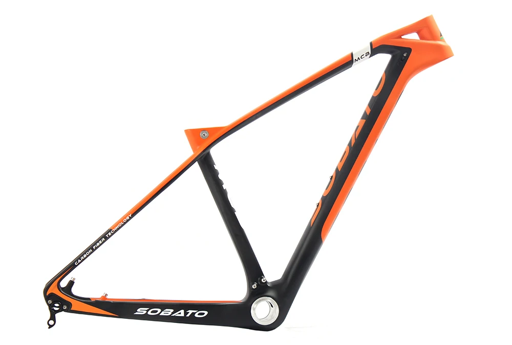 SOBATO Full Carbon UD Matt Mountain Bike 27.5ER Frame BB30 19" + Headset + Clamp
SOBATO Full Carbon UD Matt Mountain Bike 27.5ER Frame BB30 19" + Headset + Clamp