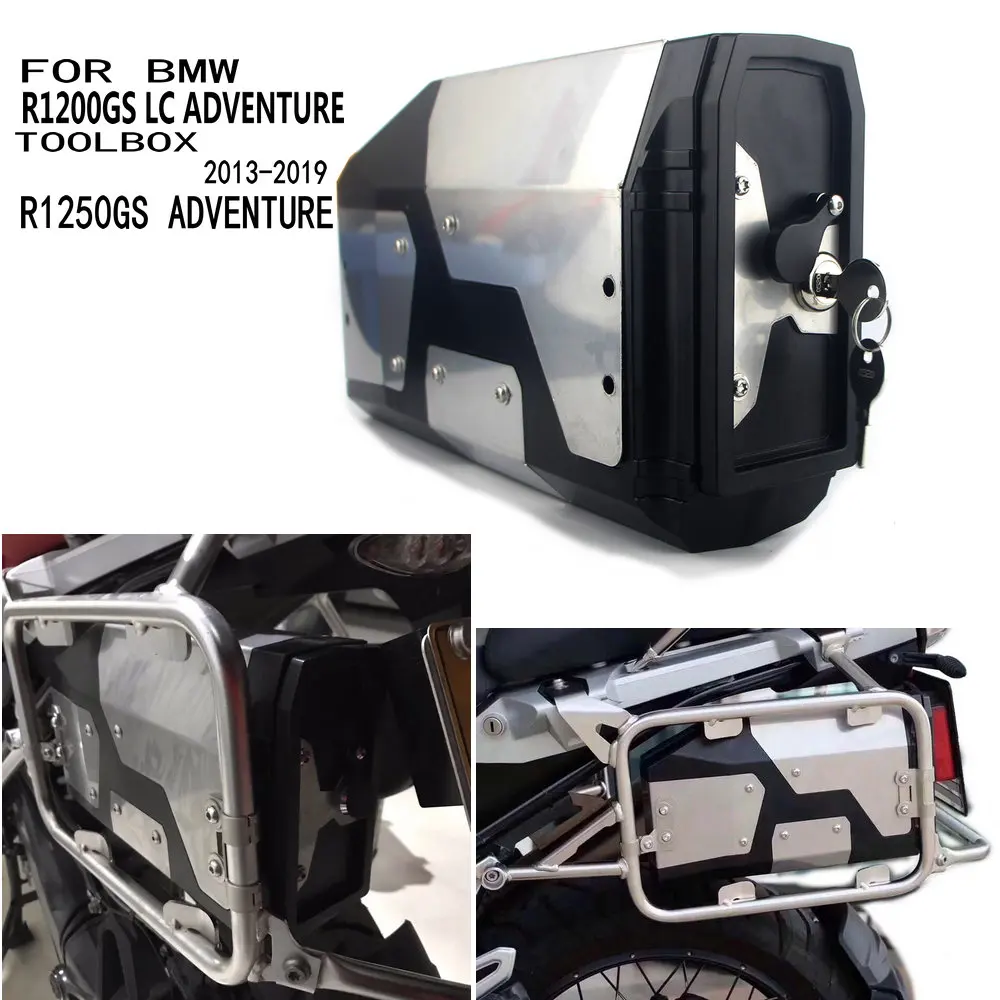 For BMW R1200GS ADV GSA R1250GS LC Adventure 2013-ON Alloy ABS Box Toolbox 4.2 Liters Tool Box Left Side Bracket
For BMW R1200GS ADV GSA R1250GS LC Adventure 2013-ON Alloy ABS Box Toolbox 4.2 Liters Tool Box Left Side Bracket