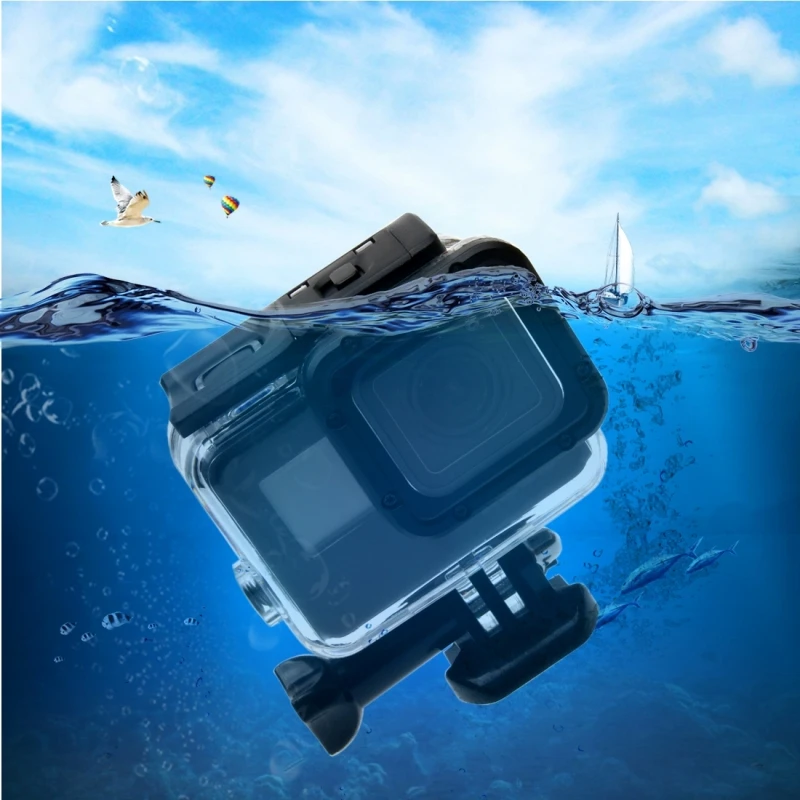 For GoPro NEW HERO /HERO6 /5 30m Waterproof Housing Protective Case + Hollow Back Cover with Buckle Basic Mount & Screw
For GoPro NEW HERO /HERO6 /5 30m Waterproof Housing Protective Case + Hollow Back Cover with Buckle Basic Mount & Screw