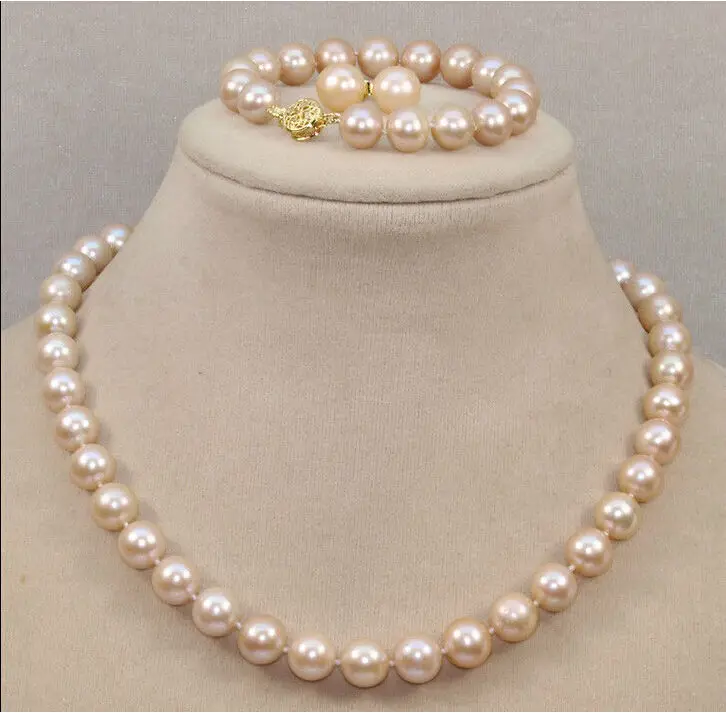 Hot sell Noble- hot sell new - elegant 10-11mm natural south sea pink pearl necklace Bracelet Earring 18 inch
Hot sell Noble- hot sell new - elegant 10-11mm natural south sea pink pearl necklace Bracelet Earring 18 inch