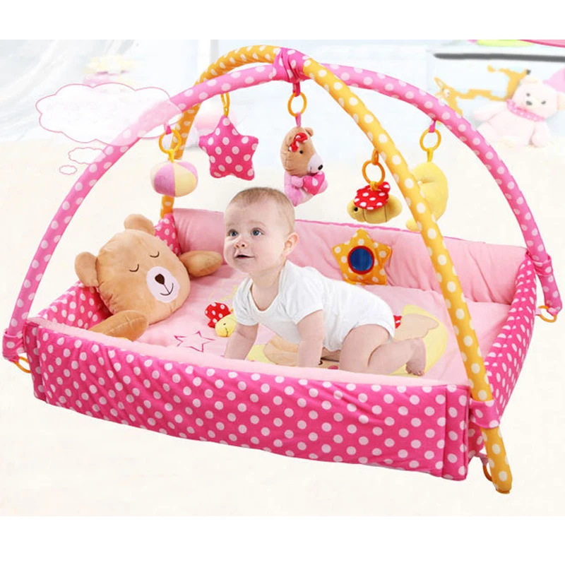 Baby Soft Large Play Mat Game Foldable Educational Crawling Activity Play Gym Kids Blanket Children Plush Toys Bear 110cm
Baby Soft Large Play Mat Game Foldable Educational Crawling Activity Play Gym Kids Blanket Children Plush Toys Bear 110cm