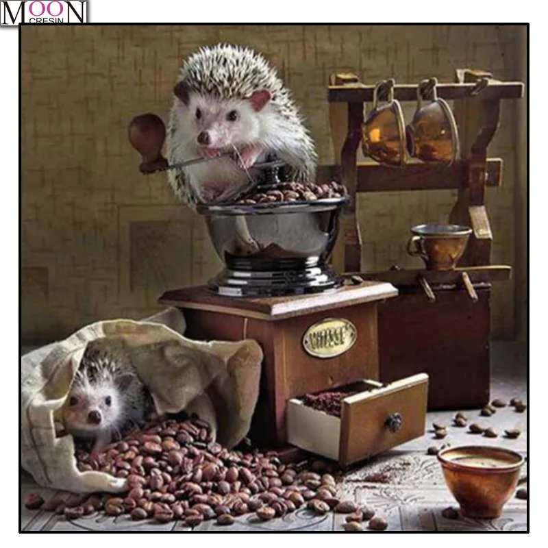 MOONCRESIN DIY Diamond Embroidery Coffee Beans Hedgehog Painting Cross Stitch Full Square Drill Rhinestone Mosaic Decoration Art
MOONCRESIN DIY Diamond Embroidery Coffee Beans Hedgehog Painting Cross Stitch Full Square Drill Rhinestone Mosaic Decoration Art