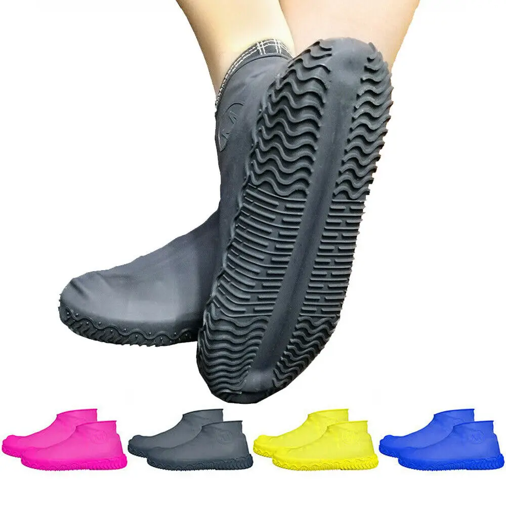 1 Pair Rubber Reusable Latex Waterproof Rain Shoes Covers Slip-resistant Rain Boot Motorcycle Bike Overshoes Shoes Accessories
1 Pair Rubber Reusable Latex Waterproof Rain Shoes Covers Slip-resistant Rain Boot Motorcycle Bike Overshoes Shoes Accessories