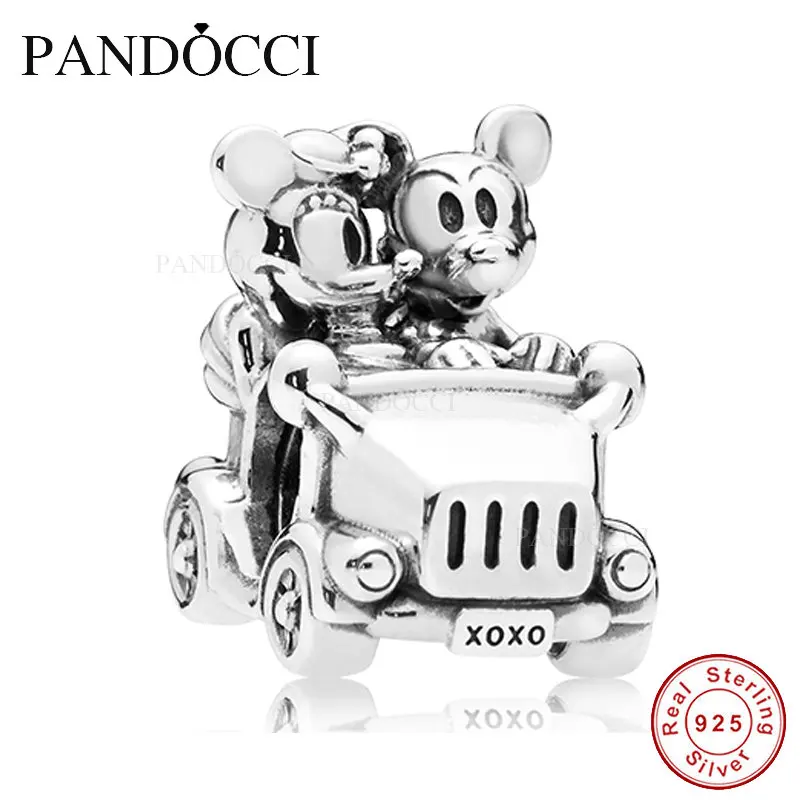 925 Sterling Silver Jewelry Mickey & Minnie Vintage Car Charm Beads Fits Bracelets For Jewelry Making PANDOCCI
925 Sterling Silver Jewelry Mickey & Minnie Vintage Car Charm Beads Fits Bracelets For Jewelry Making PANDOCCI