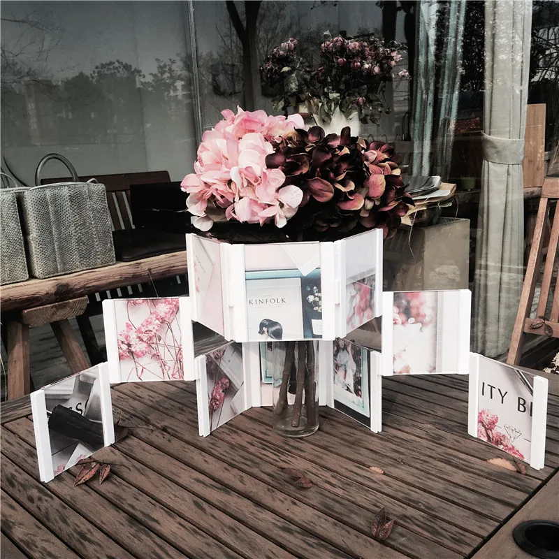 3D DIY прозрачный настенный коллаж фоторамка для рабочего стола фоторамки набор
