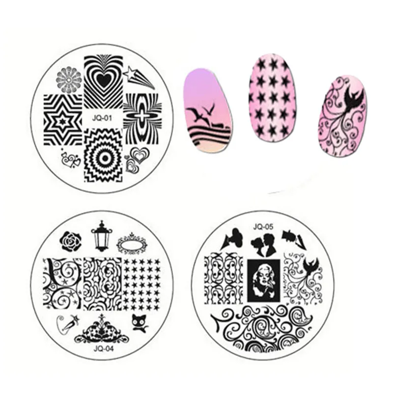 Finger Angel 1PCS Stamping Plates Stamp Image Platet 30 Different Designs Geometric Christmas Cartoon Images Round Template
Finger Angel 1PCS Stamping Plates Stamp Image Platet 30 Different Designs Geometric Christmas Cartoon Images Round Template