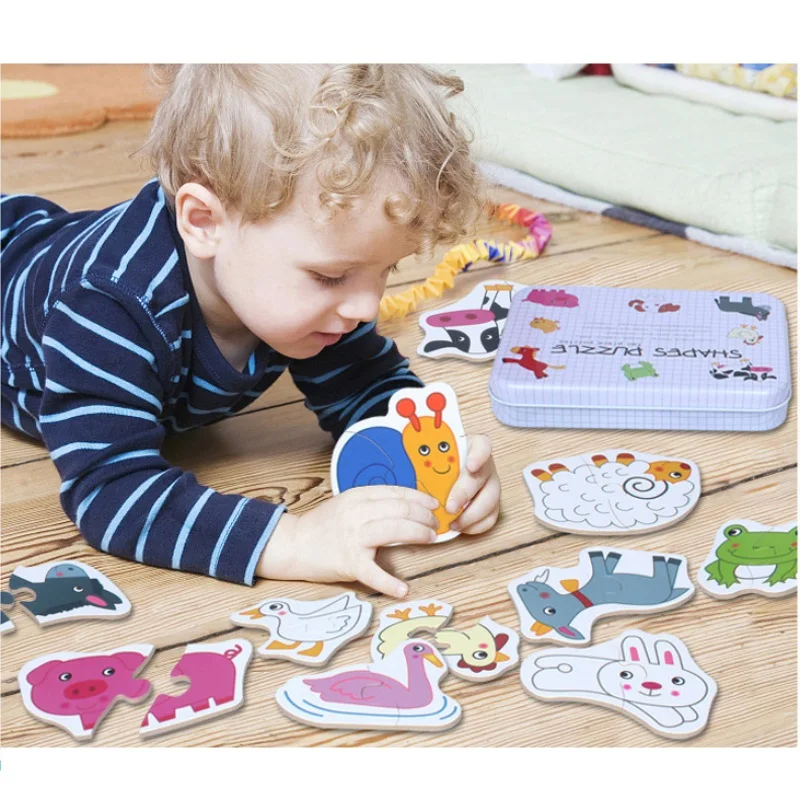 Cute Baby Toys Cartoon Animal Fruit Wooden Cognition Puzzles Children Kids Early Educational Matching Game Toys For Children
Cute Baby Toys Cartoon Animal Fruit Wooden Cognition Puzzles Children Kids Early Educational Matching Game Toys For Children