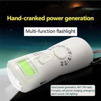 AM FM Radio with Emergency Flashlight LCD Screen Radio Receiver Portable Hand Crank Dynamo Vintage Radio
AM FM Radio with Emergency Flashlight LCD Screen Radio Receiver Portable Hand Crank Dynamo Vintage Radio