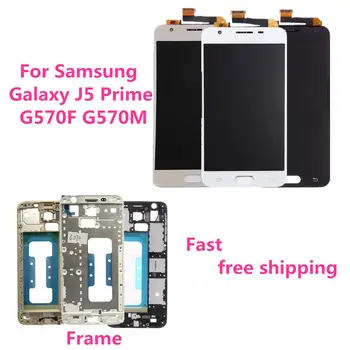 For Samsung Galaxy J5 Prime G570 G570F G570K G570L G570S Display Touch Screen LCD Digitizer Sensor Assembly with Frame
For Samsung Galaxy J5 Prime G570 G570F G570K G570L G570S Display Touch Screen LCD Digitizer Sensor Assembly with Frame