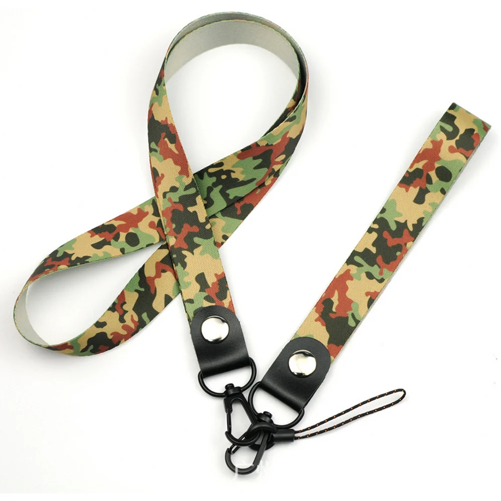 Lanyard for Keys Camouflage Army Green Badge Lanyard for Keys Smart Phone Neck Straps Lovely Gift Hand Rope For ID Card Keychain
Lanyard for Keys Camouflage Army Green Badge Lanyard for Keys Smart Phone Neck Straps Lovely Gift Hand Rope For ID Card Keychain
