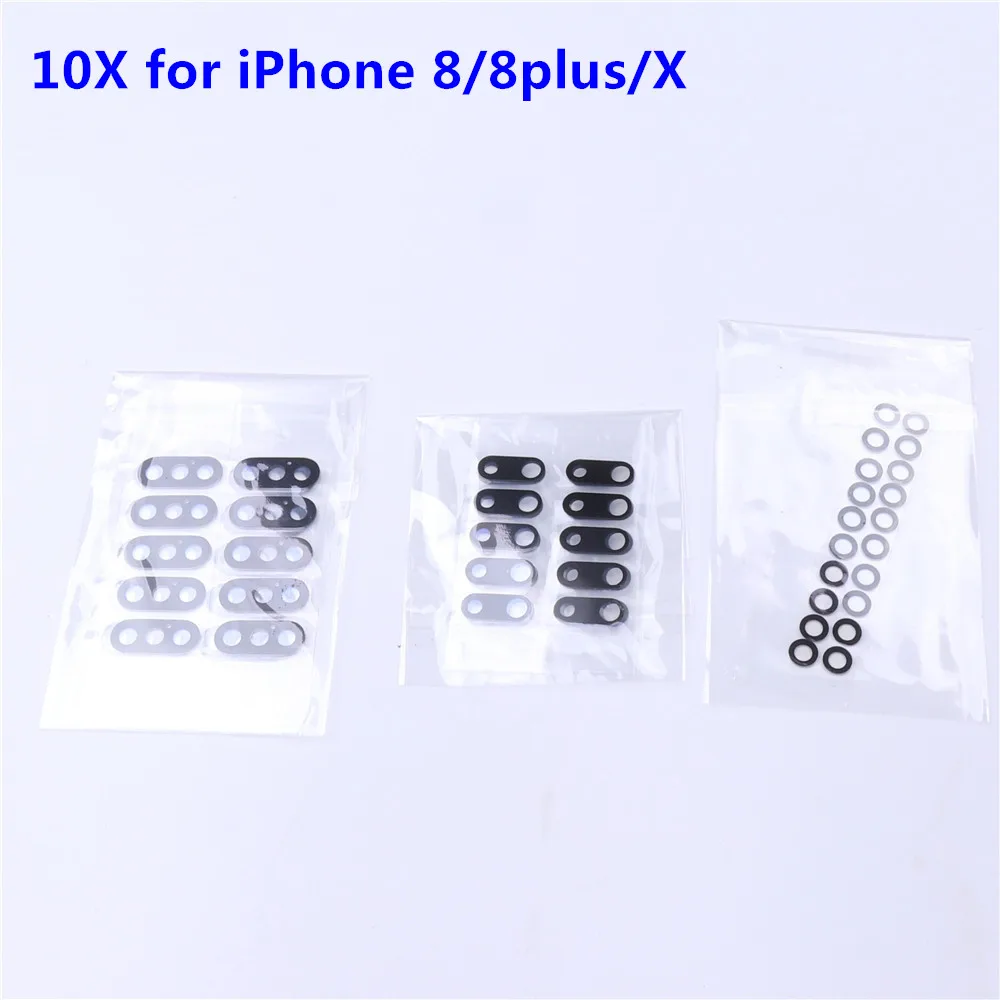 10set/Lot Back Camera Glass for iPhone 8 plus X Rear Cam Lens Cover Ring 3M Sticker Adhesive Replacement Parts
10set/Lot Back Camera Glass for iPhone 8 plus X Rear Cam Lens Cover Ring 3M Sticker Adhesive Replacement Parts