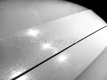 Metallic Glossy White Pearl Vinyl For Car Wrap Air release Glitter Sparkle Pearl Film Vehicle styling Size PROTWRAPS 1.52*20M
Metallic Glossy White Pearl Vinyl For Car Wrap Air release Glitter Sparkle Pearl Film Vehicle styling Size PROTWRAPS 1.52*20M