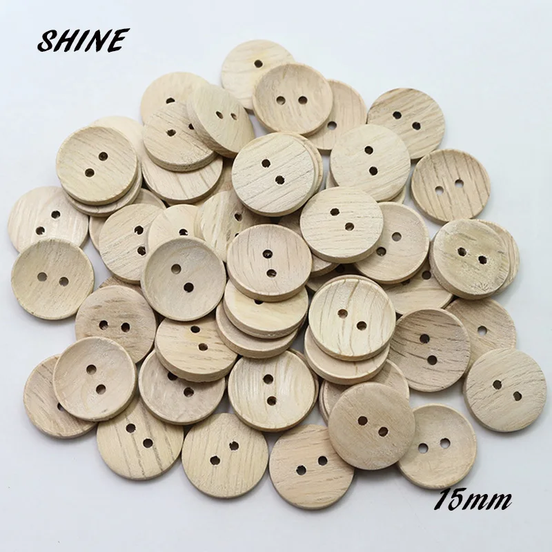 SHINE Wooden Sewing Buttons Scrapbooking Round Natural Two Holes Wooden Grain Pattern 15mm Dia. 50 PCs Costura Botones Decorate
SHINE Wooden Sewing Buttons Scrapbooking Round Natural Two Holes Wooden Grain Pattern 15mm Dia. 50 PCs Costura Botones Decorate