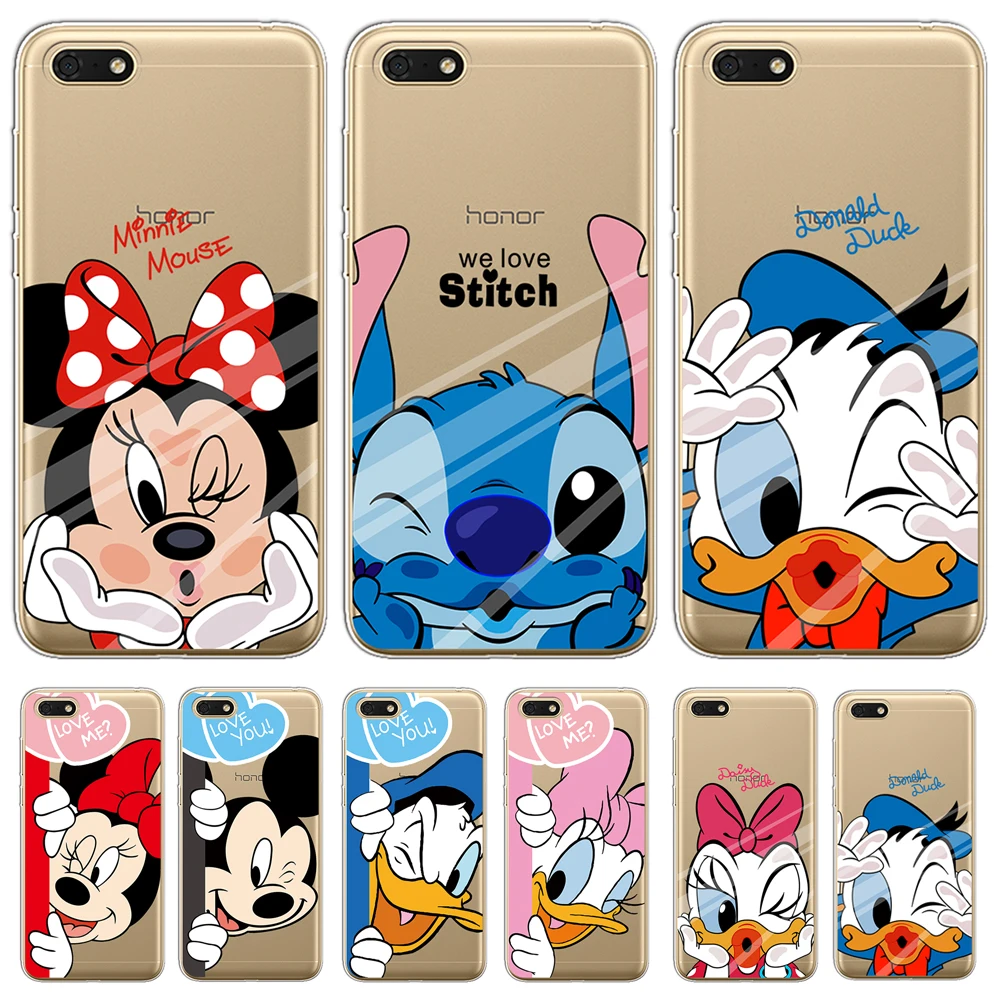 

Mickey Luxury cartoon case cover For Huawei P8 P9 P10 P20 P30 Lite Plus Pro P Smart 2017 Mate 9 10 20 Honor 6A 6X 7 7X 7C cute