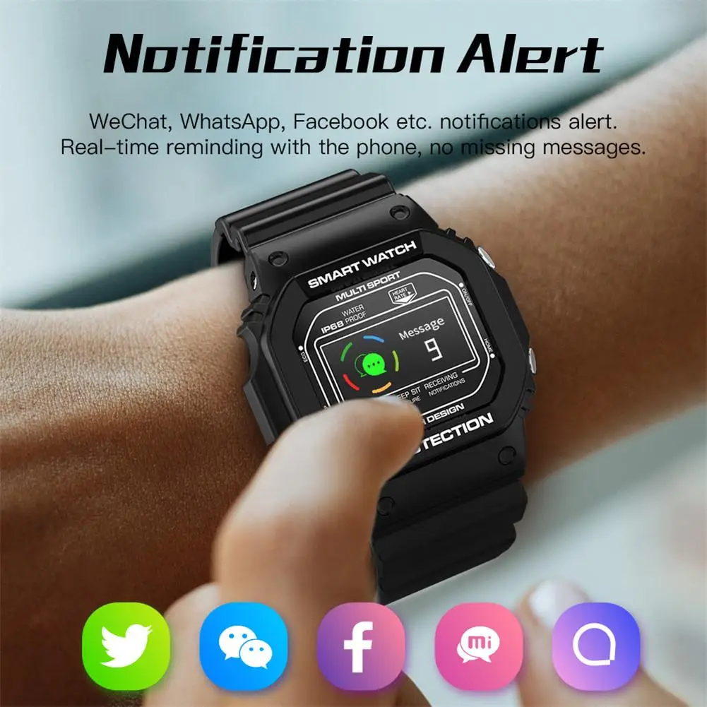 X12 ECG+PPG Sports Health Waterproof Bluetooth Smart Watch Pulse Heart Rate Monitoring ECG Blood Pressure Monitoring #CW
X12 ECG+PPG Sports Health Waterproof Bluetooth Smart Watch Pulse Heart Rate Monitoring ECG Blood Pressure Monitoring #CW