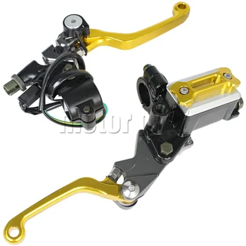22mm Handlebar Motorbike Brake Master Cylinder Fluid Reservoir Clutch Levers For Suzuki 250 SB RMX 250R S DJEBEL 250XC
22mm Handlebar Motorbike Brake Master Cylinder Fluid Reservoir Clutch Levers For Suzuki 250 SB RMX 250R S DJEBEL 250XC