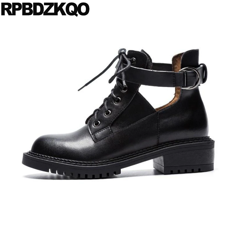 Black Suede Sandals Ankle Summer Women Chunky Shoes Fall Front Lace Up Casual Boots Autumn Round Toe Cut Out Genuine Leather
Black Suede Sandals Ankle Summer Women Chunky Shoes Fall Front Lace Up Casual Boots Autumn Round Toe Cut Out Genuine Leather