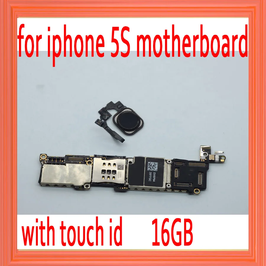 16gb Black for iphone 5S Motherboard with Touch ID,100% Original unlocked for iphone 5S Mainboard with Full Chips,Free Shipping
16gb Black for iphone 5S Motherboard with Touch ID,100% Original unlocked for iphone 5S Mainboard with Full Chips,Free Shipping